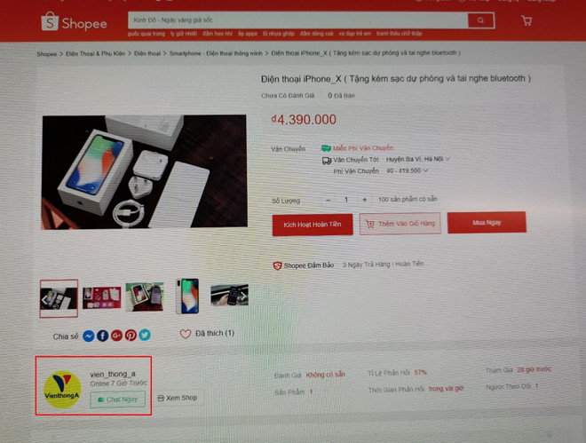 Thong bao go nhung hang gia, nhai van ngap tren Lazada hinh anh 1